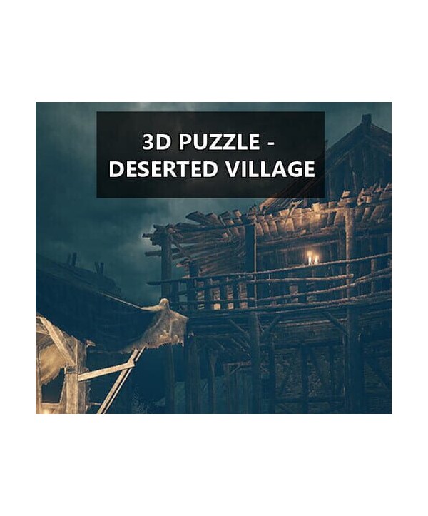 3D PUZZLE - Deserted Village Steam Key GLOBAL